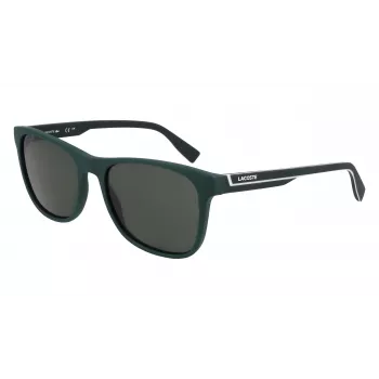 Lacoste Men's Rectangular Sunglasses L6031S-301 Havana Green 56/18/145 mm