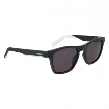 Lacoste Men's Sunglasses L6018S-301 Green Frame Grey Lens 53mm