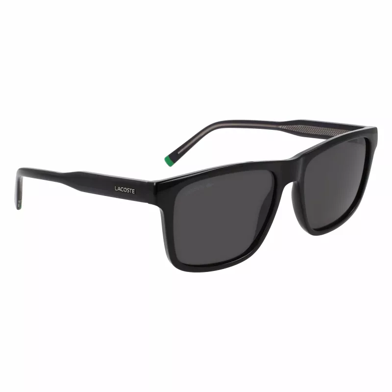 Lacoste Men's Sunglasses L6025S-1 - Rectangle Acetate Frame - UV400 Protection - 56/17/145 mm