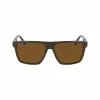 Lacoste Men's Sunglasses L6027S-275 Havana Acetate Rectangle 57mm