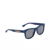 LACOSTE SUNGLASSES L3651SRG-400 Unisex Matte Blue Rectangle Full Rim 48/17/130 mm