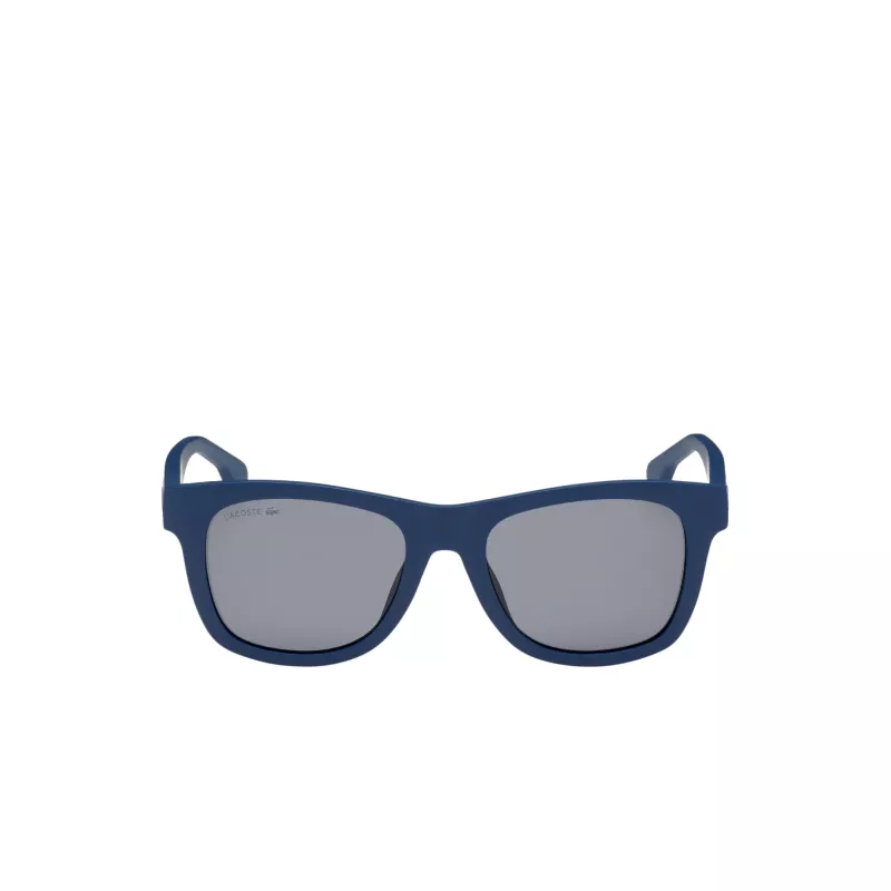 LACOSTE SUNGLASSES L3651SRG-400 Unisex Matte Blue Rectangle Full Rim 48/17/130 mm