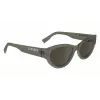 Lacoste Women's Sunglasses L6013S5418210 Havana Acetate Square Frame Brown Gradient Lens 54mm