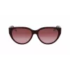 Lacoste Women's Sunglasses L985S-603 Burgundy Frame Grey Gradient Lens 59mm