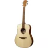 Lag GLA Tramontane 70 D Dreadnought Acoustic Guitar - Solid Spruce Top, Khaya Back & Sides, Branko Rosewood Fingerboard, Open Pore Satin Finish, Right-Handed
