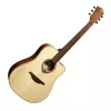 Lag GLA Tramontane 70 DC Dreadnought Cutaway Acoustic-Electric Guitar - Natural