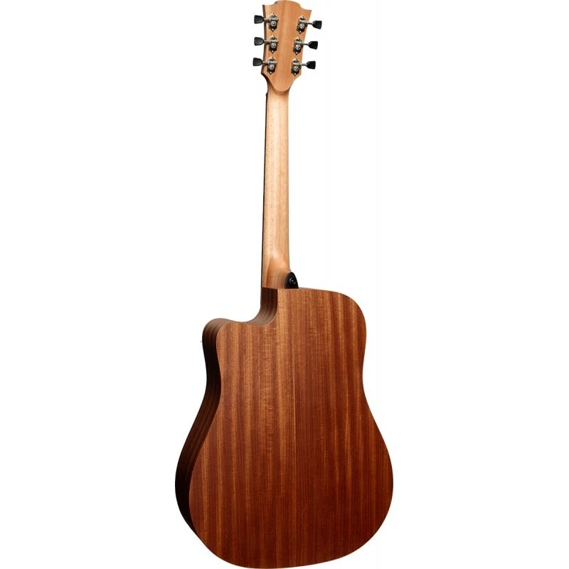 Lag GLA Tramontane 70 DC Dreadnought Cutaway Acoustic-Electric Guitar - Natural