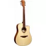 Lag GLA Tramontane 70 DC Dreadnought Cutaway Acoustic-Electric Guitar - Natural