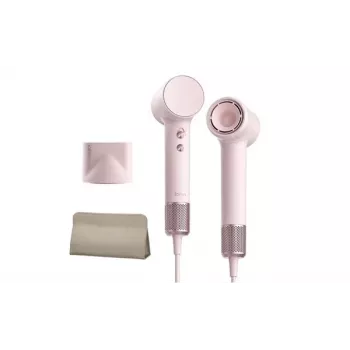 LAIFEN Mini Hair Dryer with Ionic Technology - 1400W, Pink