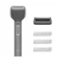 Laifen T1 Pro Rotary Electric Shaver, 3 Stainless Steel Blades, IPX7 Waterproof, 120 Min Cordless, USB-C, LED Display – Grey