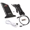 Lamptron Vertical GPU Holder with Display - Black