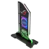 Lamptron Vertical GPU Holder with Display - Black