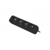 Lanberg Cable Power Strip, 4X French Outlets Quality-Grade Copper, 1.5 m | PS0-04E-0150-BK