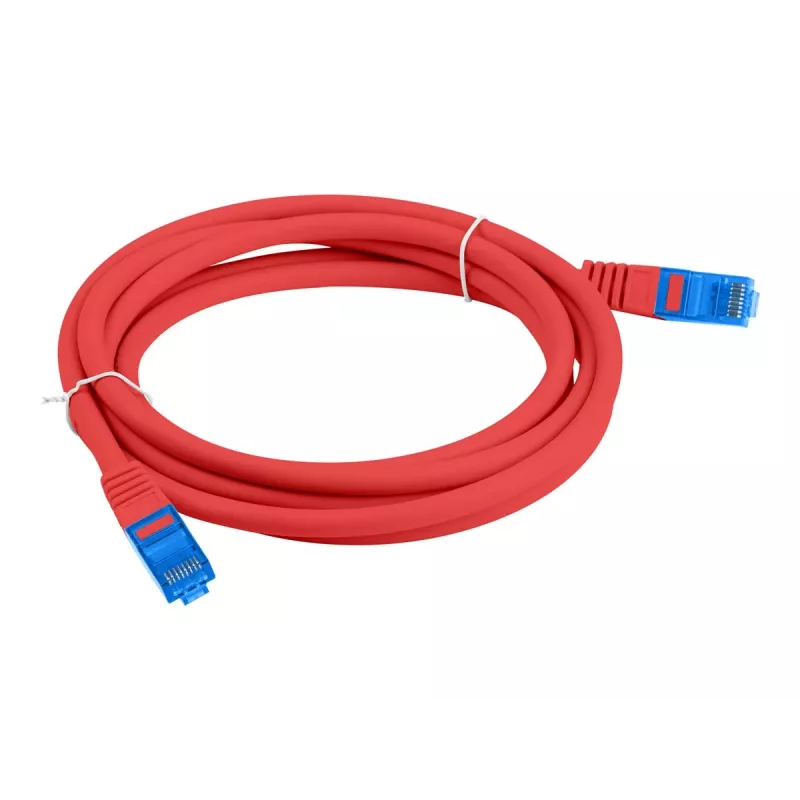 LANBERG Cat.6A FTP LSZH CCA Patch Cable 3m Red