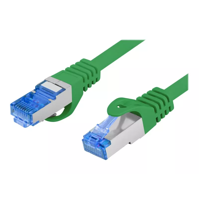 LANBERG Cat.6A FTP LSZH CCA Patch Cable 3m Green
