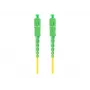 LANBERG Fiber Optic Patch Cord SM SC/APC-SC/APC Simplex G.657.A1 1m Yellow