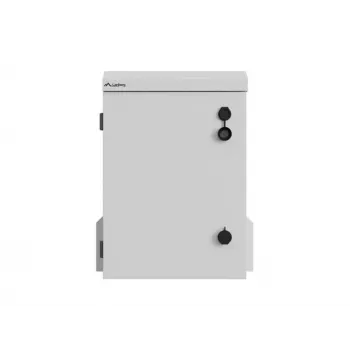 Lanberg WAH1-3450-00S 10 inch Wall/Pole-Mount IP55 Hermetic Rack Cabinet 6U 340x250x500 mm Grey (Assembled)