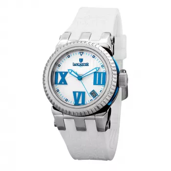 LANCASTER OLA0643SSBL Women's Quartz Analog Watch 38mm Stainless Steel Blue Dial