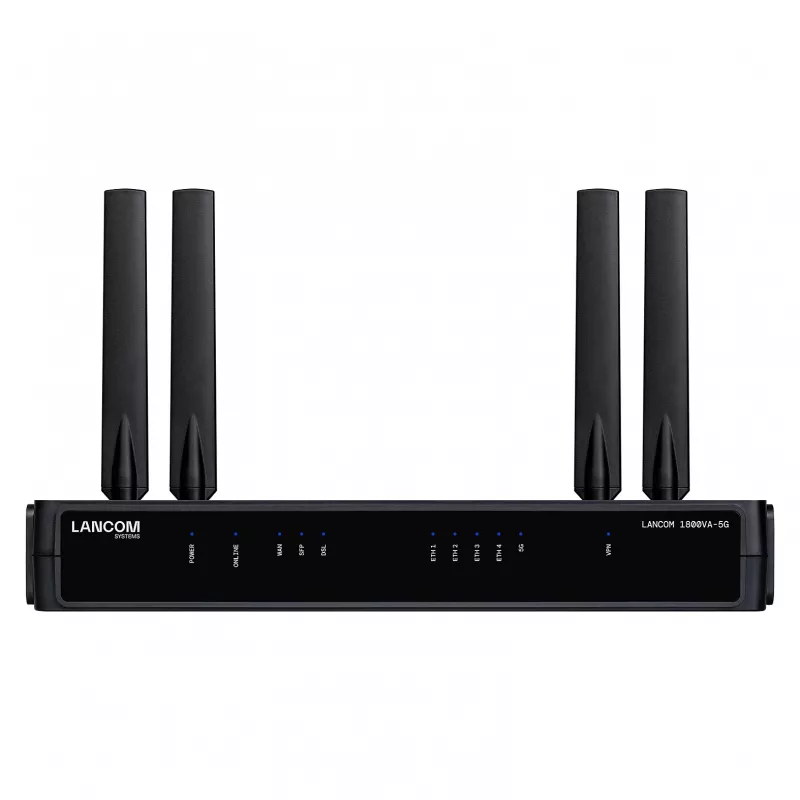 LANCOM 1800VA-5G (EU) UPS - Line-Interactive Tower, 1500VA/1050W, 8x IEC C13