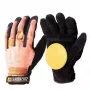 Landyachtz Slide Gloves S - Black - Downhill Longboarding Gloves with UHMW-PE Pucks