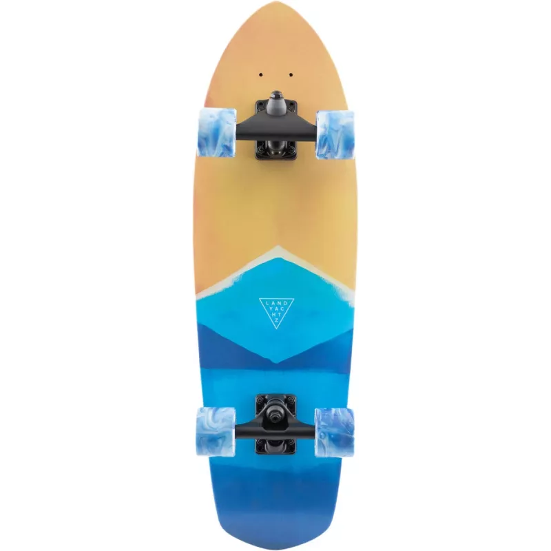 Landyachtz Surfskate 29.6 inch Pocket Knife Watercolor Complete Skateboard