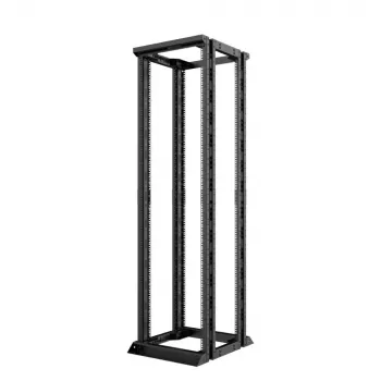LANVIEW 19 42U Open Rack Double - Open Frame Server Rack, 42U, 19 inch, Black