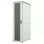 LANVIEW 19-inch 42U Rack Cabinet 600 x 600 mm, Light Grey (RAL 7035), Glass Door, 800 kg Load Capacity