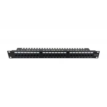 LANVIEW Cat5e 1U 24-Port UTP Patch Panel - LVR-CAT5E-UTP-LSA