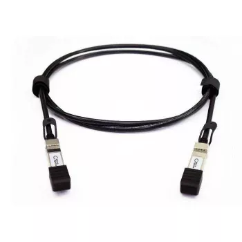 LANVIEW MO-SP10TW1 SFP+ to SFP+ Direct Attach Copper Cable, 10GbE, 1m Passive Twinax, Black (Allied Telesis SP10TW1 Compatible)