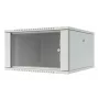 LANVIEW Quick Assembly Flat Pack 19 - 6U Wall Mount Network Cabinet, 600x500x370mm, Black
