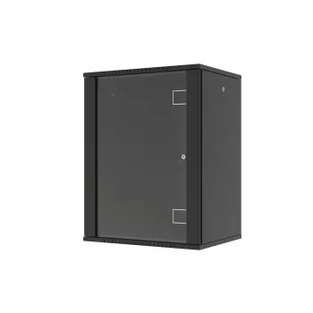 LANVIEW Quick Assembly Flat Pack 19 6U Wall Mount Network Cabinet - Black (RWF16U45BL)