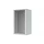 LANVIEW Quick Assembly Flat Pack 19 9U Wall-Mount Network Cabinet, Black, 600x464x450mm