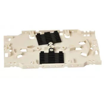 LANVIEW Splice Cassette for 12 Fibers, Black ABS Plastic (LVO231002)