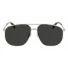 LANVIN LNV110S-045 Men's Square Sunglasses Black/Grey 60/14/145 mm