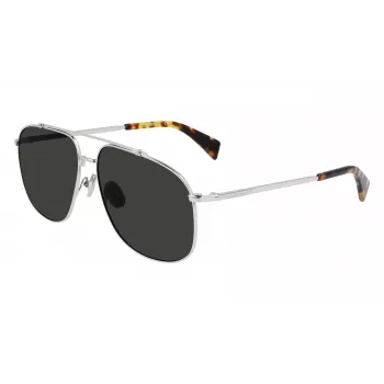 LANVIN LNV110S-045 Men's Square Sunglasses Black/Grey 60/14/145 mm