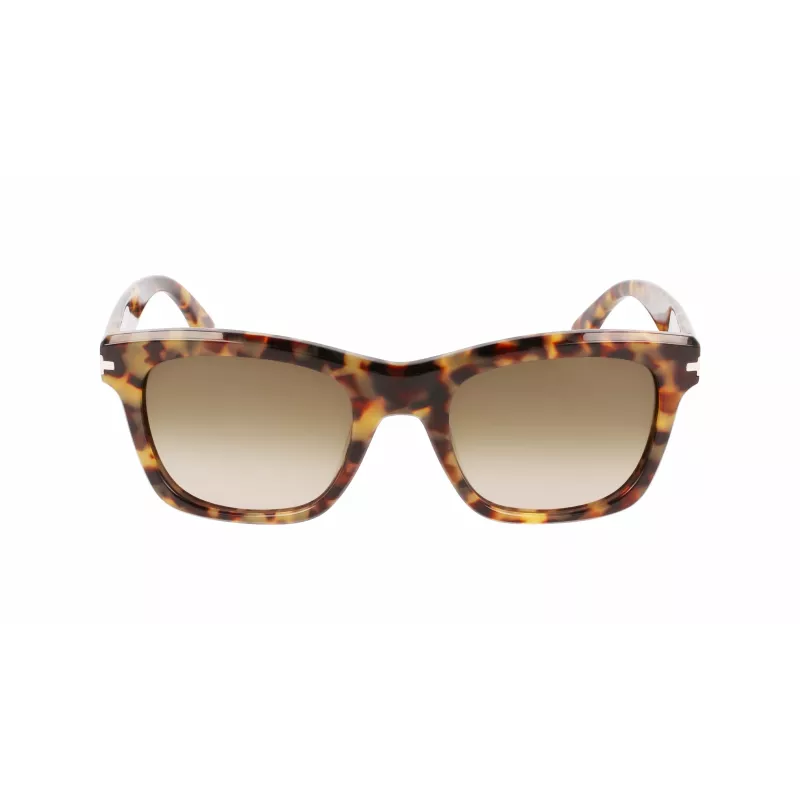 LANVIN LNV620S-213 Men's Square Acetate Sunglasses Havana Brown Gradient 52mm