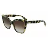 LANVIN Women's Butterfly Sunglasses LNV617S-272 Havana/Brown Gradient 59mm