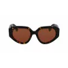 LANVIN Women's Sunglasses LNV647S-234 Brown Havana Acetate 53mm