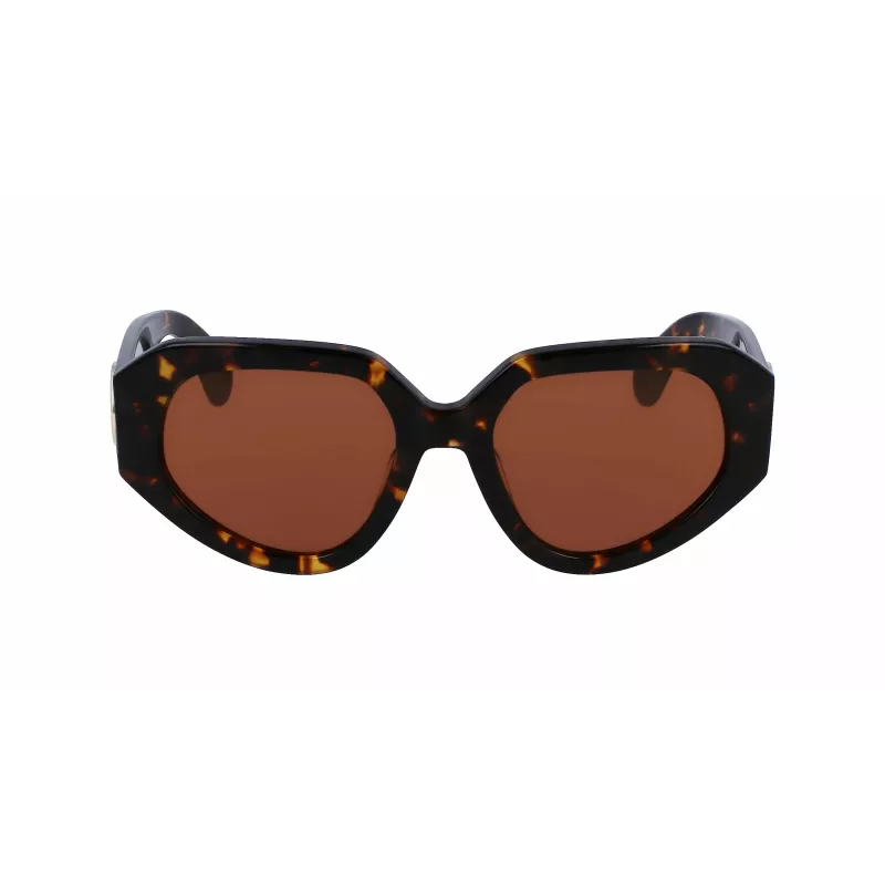 LANVIN Women's Sunglasses LNV647S-234 Brown Havana Acetate 53mm