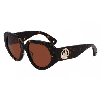 LANVIN Women's Sunglasses LNV647S-234 Brown Havana Acetate 53mm