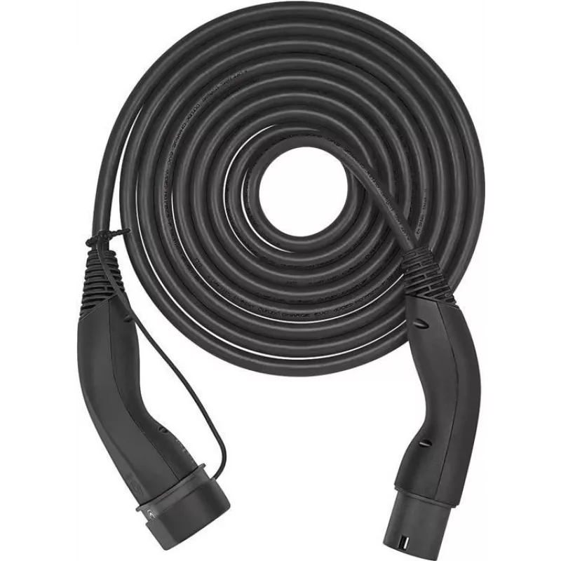 LAPP MOBILITY HELIX® Type 2 EV Charging Cable, 22 kW, 5 m, Black 61795