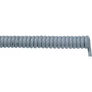 LAPP ÖLFLEX® SPIRAL 400 P Spiral Control Cable, 12 x 1 mm², Grey, Retracted 500 mm / Extended 1500 mm 70002670