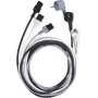 LAPP Power Cable with Schuko Plug to IEC C13 Socket, H05VV-F, 2.5 m, Black, 10 A, 250 V 73222334