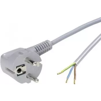 LAPP Power Connection Cable Schuko Plug to Open End Grey 3m H05VV-F 3G1.5 70261138