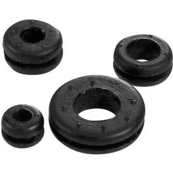 LAPP SKINDICHT LA 6 Cable Sealing Bush, Chloroprene Rubber, Black, Clamping Range 4-6 mm, Pack of 100 61713550