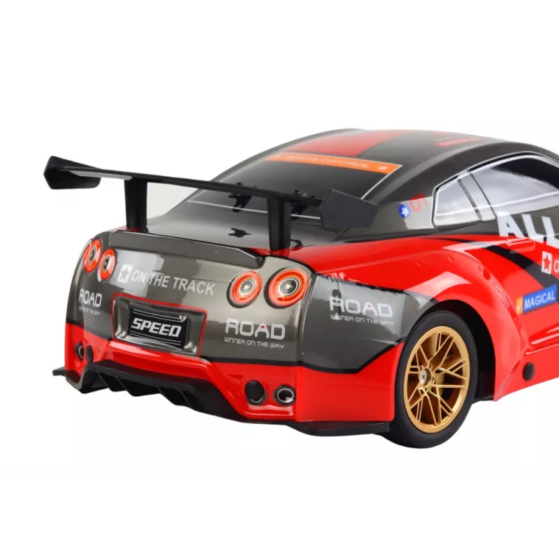 Large Remote Controlled Sports Car 1:10 Red Lean Toys