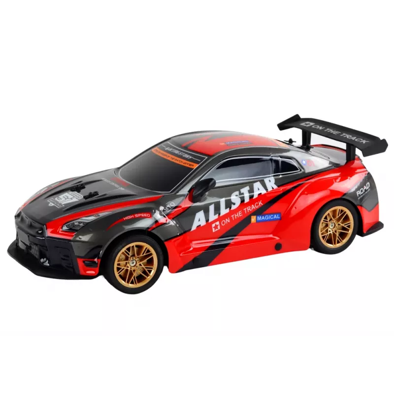 Large Remote Controlled Sports Car 1:10 Red Lean Toys