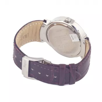 Laura Biagiotti LB0033M-04 Men's Quartz Analog Watch 40mm Black Dial Genuine Leather Strap
