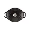Le Creuset Signature Oval Roaster 31 cm Black Enamelled Cast Iron (4.7L)