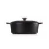 Le Creuset Signature Oval Roaster 31 cm Black Enamelled Cast Iron (4.7L)